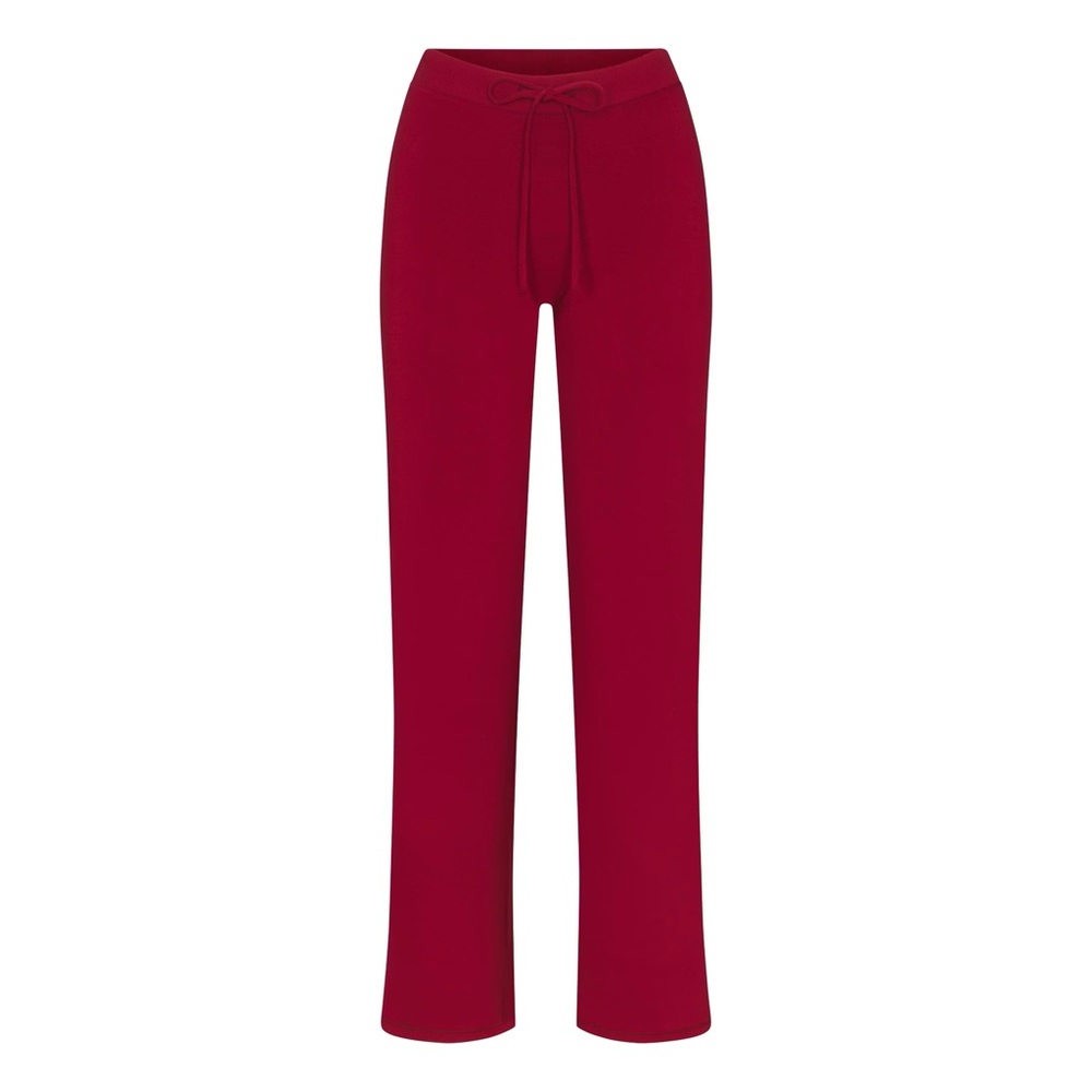 SKIMS COTTON JERSEY STRAIGHT LEG PANT